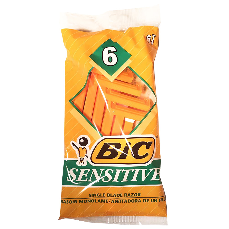 BIC RAZORS 6 CT SENSITIVE