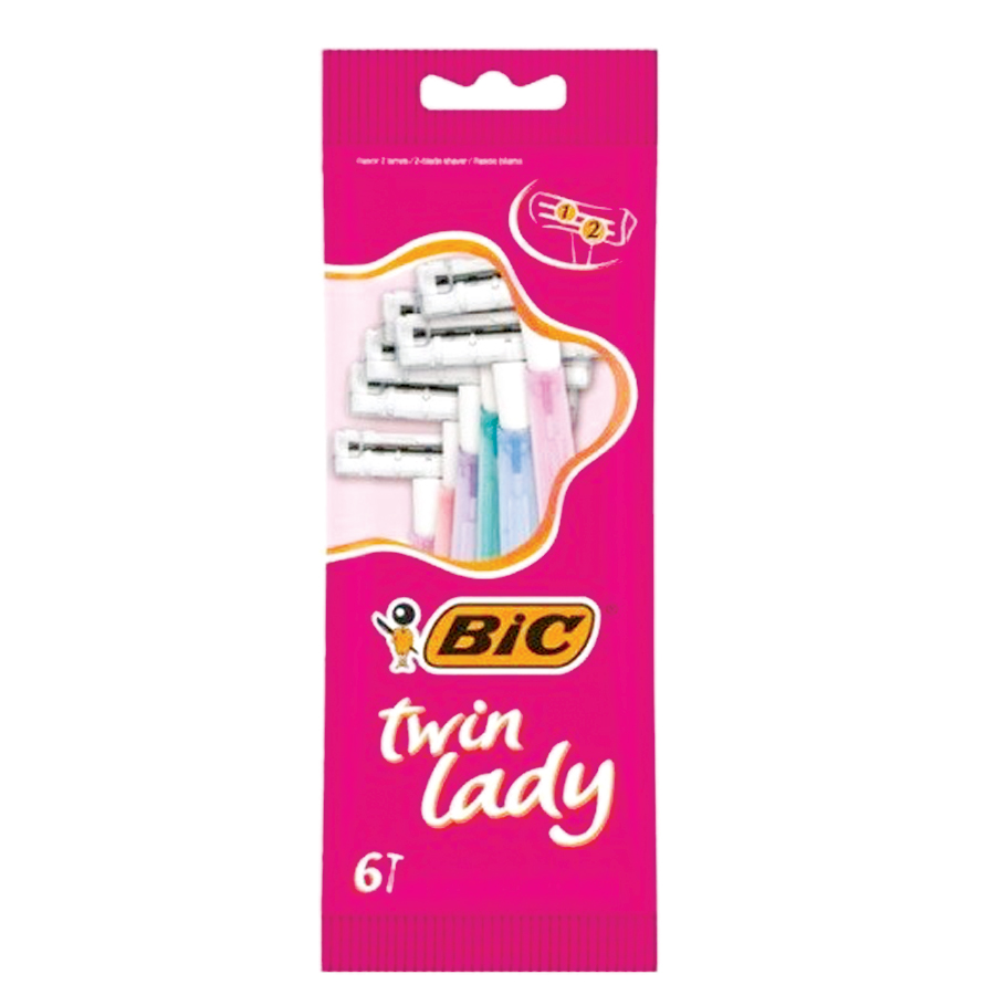 BIC TWIN RAZOR 6 CT LADY