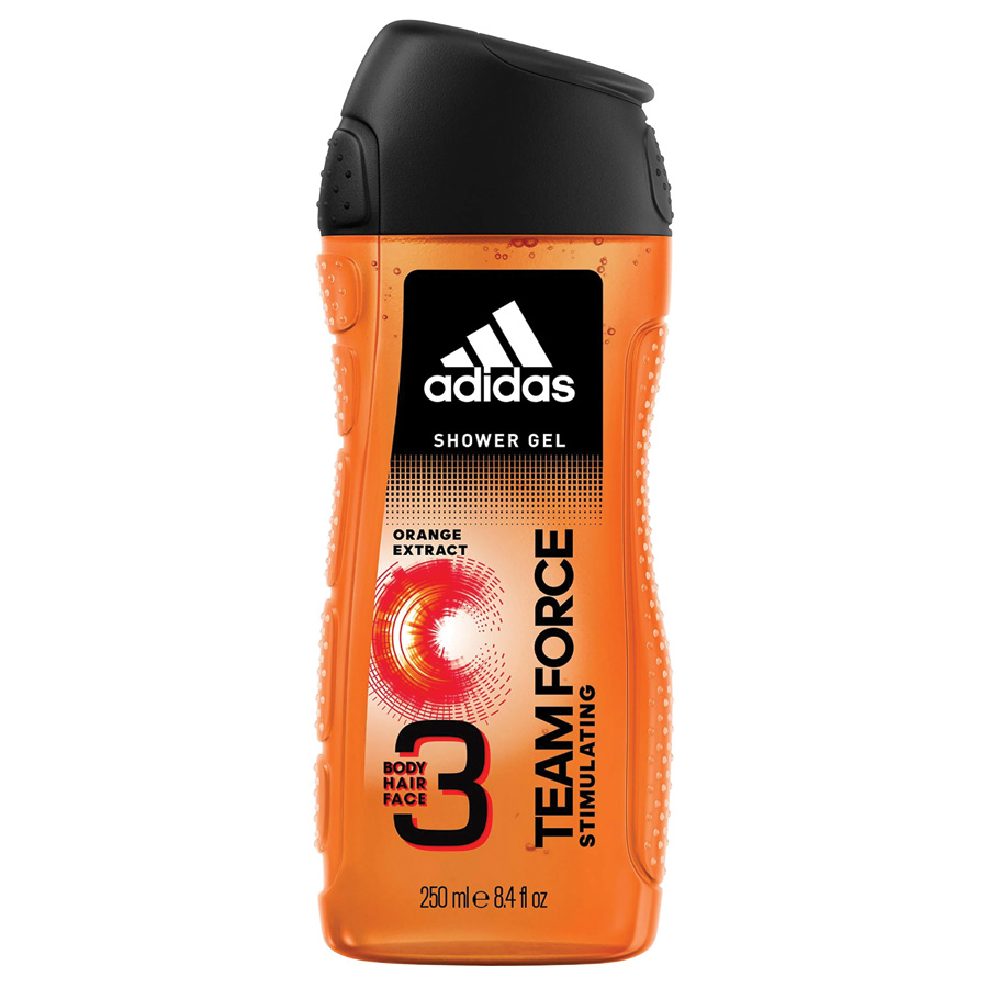 ADIDAS SHAMPOO 250 ML 3 IN 1 TEAMFORCE