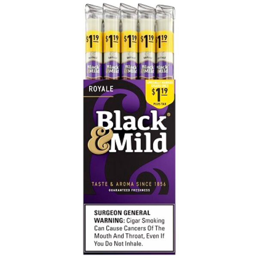 BLACK & MILD CIGARS 1 CT 1.19 ROYALE