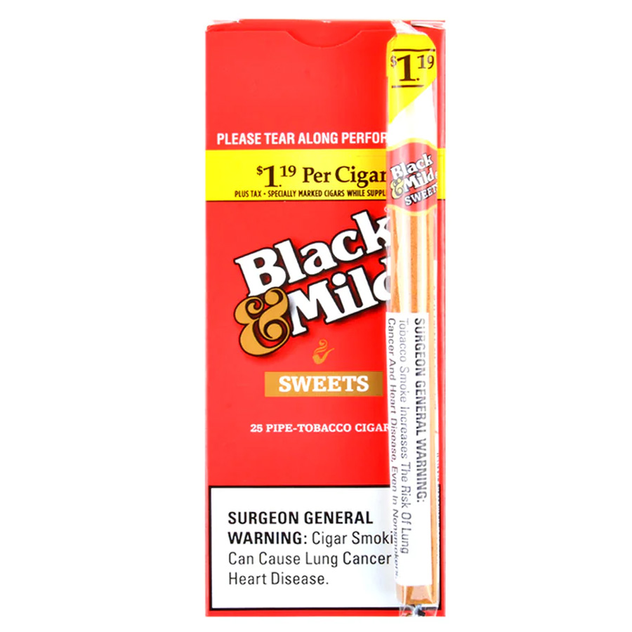 BLACK & MILD CIGARS 1 CT 1.19 SWEET