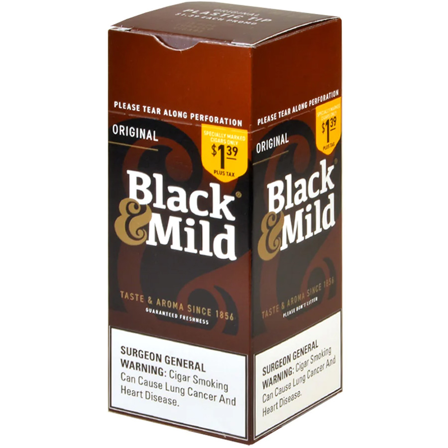 BLACK & MILD CIGARS 1 CT CASINO $1.39