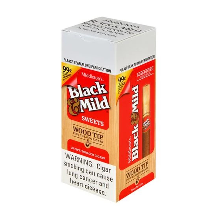 BLACK & MILD CIGARS 1 CT SWEET NICE PRICE