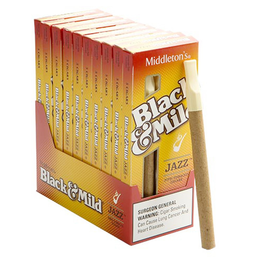 BLACK & MILD CIGARS 5 CT JAZZ WOOD TIP