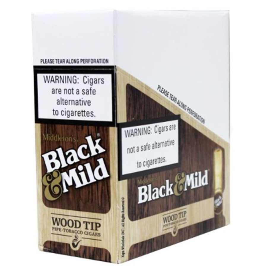 BLACK & MILD CIGARS 5 CT WOOD TIP REG PACK