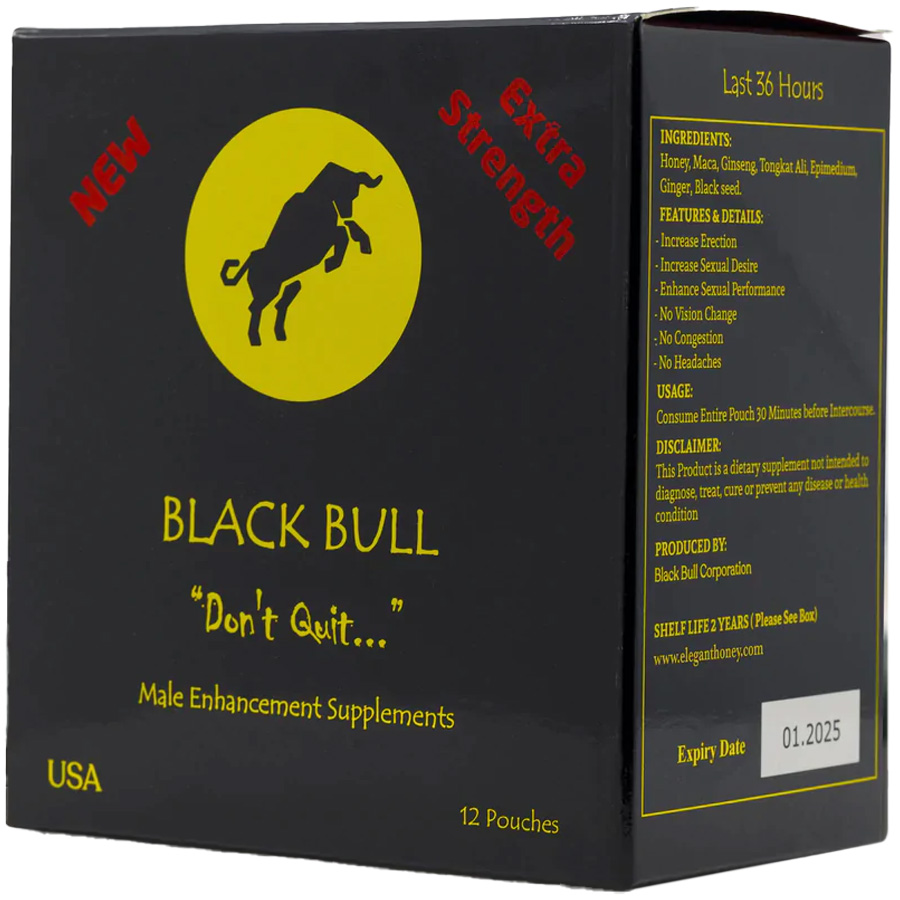 BLACK BULL MALE ENHANCEMENT 1 CT