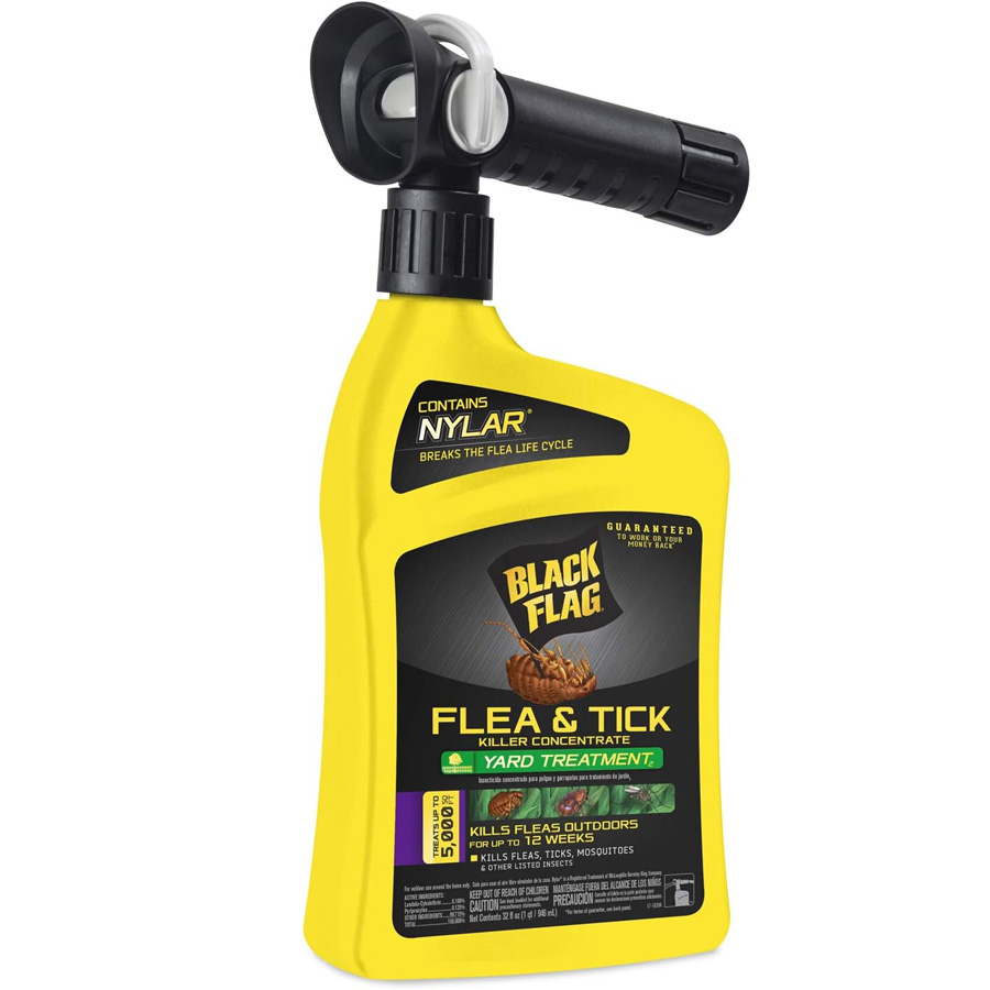BLACK FLAG FLEA & TICK KILLER 32 OZ YARD TREATMENT