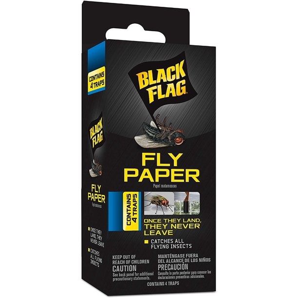 BLACK FLAG FLY PAPER 4 PK
