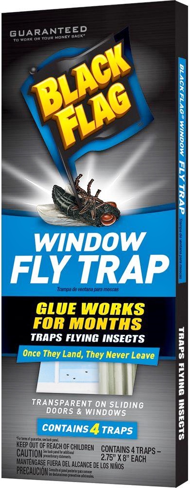 BLACK FLAG WINDOW FLY TRAP 4 CT
