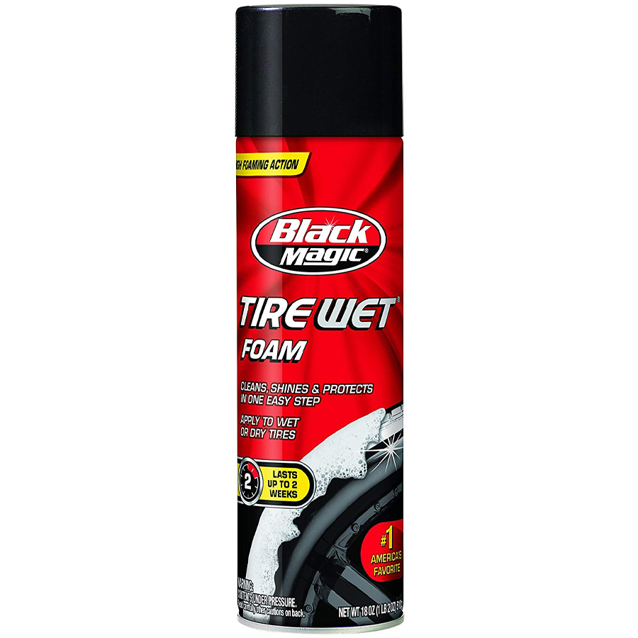 BLACK MAGIC TIRE WET 18 OZ FOAM