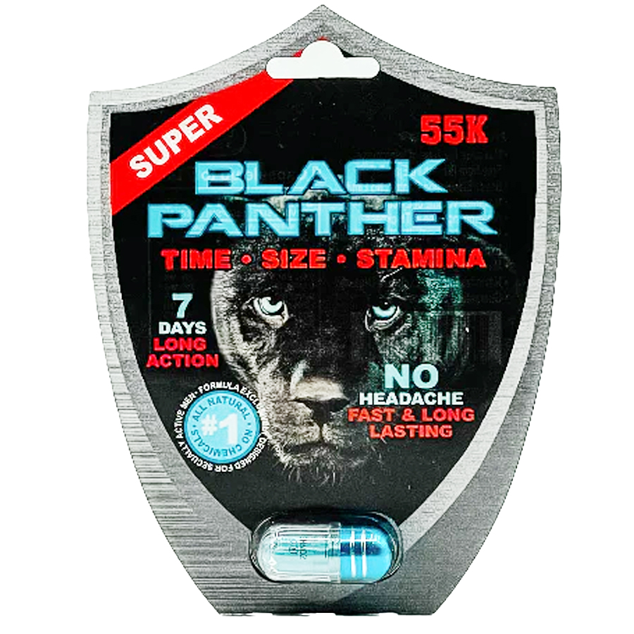 BLACK PANTHER MALE ENHANCEMENT 1 CT 55K