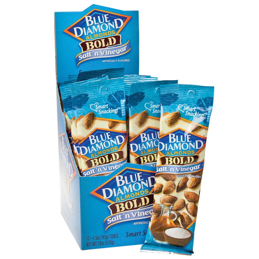 BLUE DIAMOND ALMONDS 1.5 OZ BOLD SALT & VINEGAR