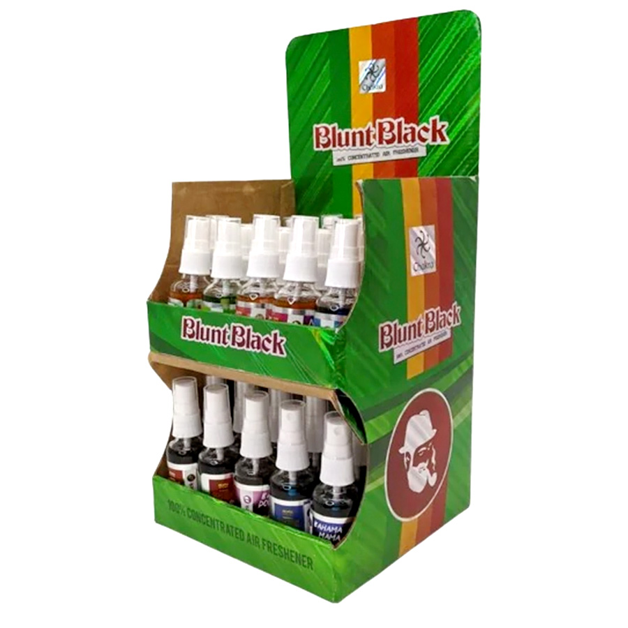 BLUNT BLACK AIR FRESHENER SPRAY DISPLAY 1 CT ASSORTED