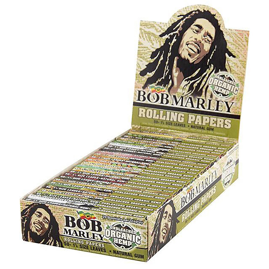 BOB MARLEY ROLLING PAPER 24 CT 1 1/4 ORGANIC