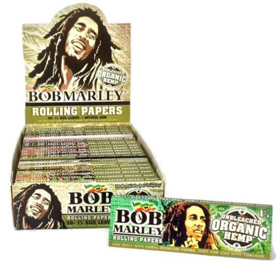 BOB MARLEY ROLLING PAPER 50 CT KINGSIZE ORGANIC