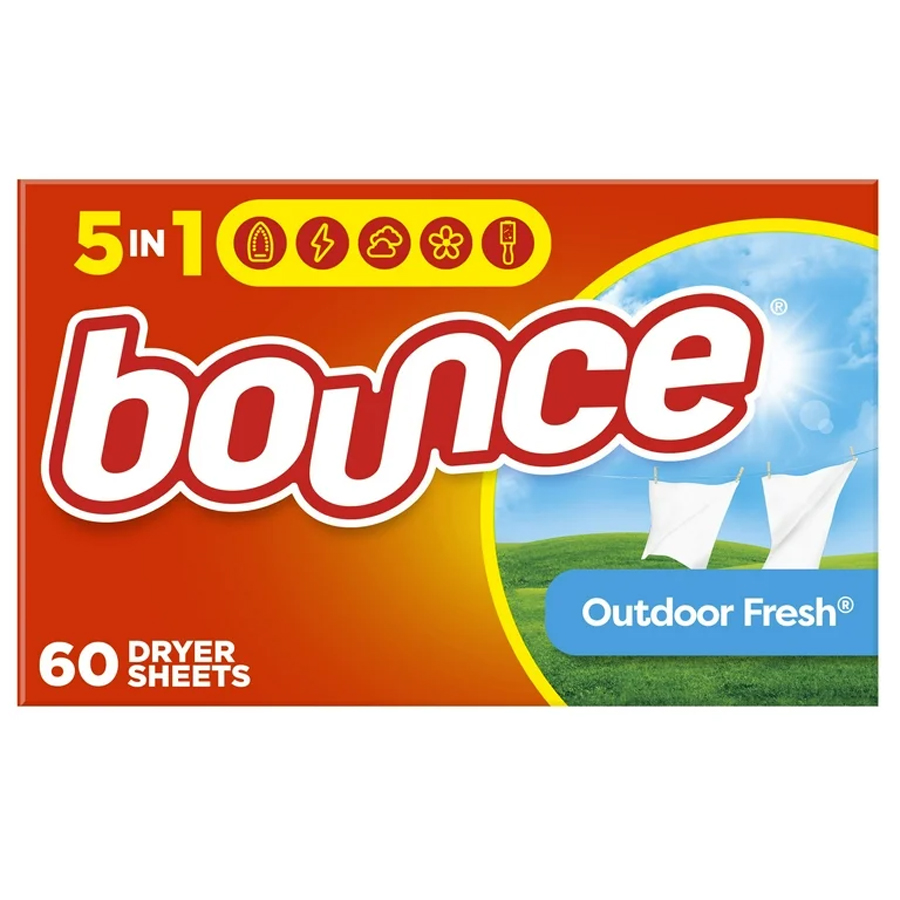 BOUNCE DRYER SHEETS 60 CT OUTDOOR FRESH