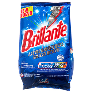 BRILLANTE LAUNDRY POWDER DETERGENT 550 GM