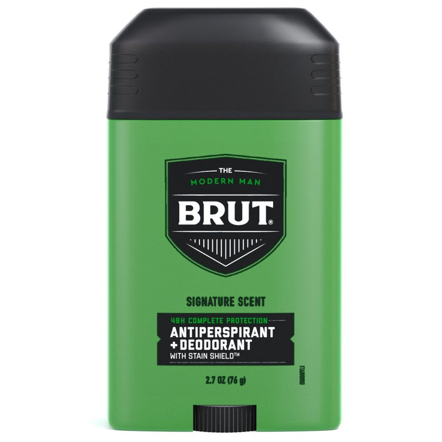BRUT DEO STICK 2.7 OZ ORIGINAL SOLID AP STAIN & RESIDUE FREE