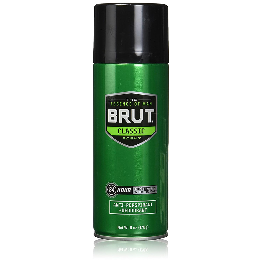 BRUT DEODORANT SPRAY 6 OZ / 170G CLASSIC SCENT