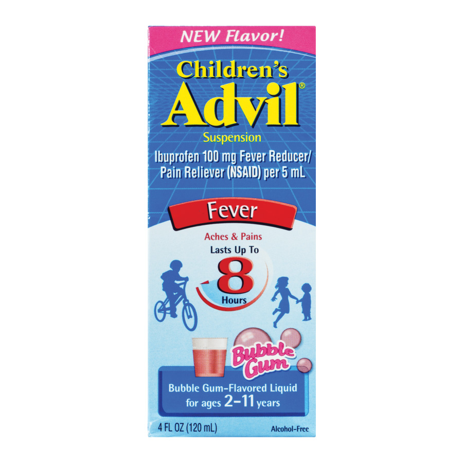 ADVIL 4 OZ CHILDERN SUSPENSION BUBBLE GUM
