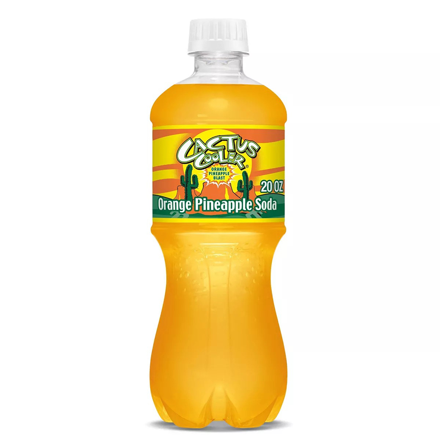 CACTUS COOLER SODA 20 OZ ORANGE PINEAPPLE BLAST
