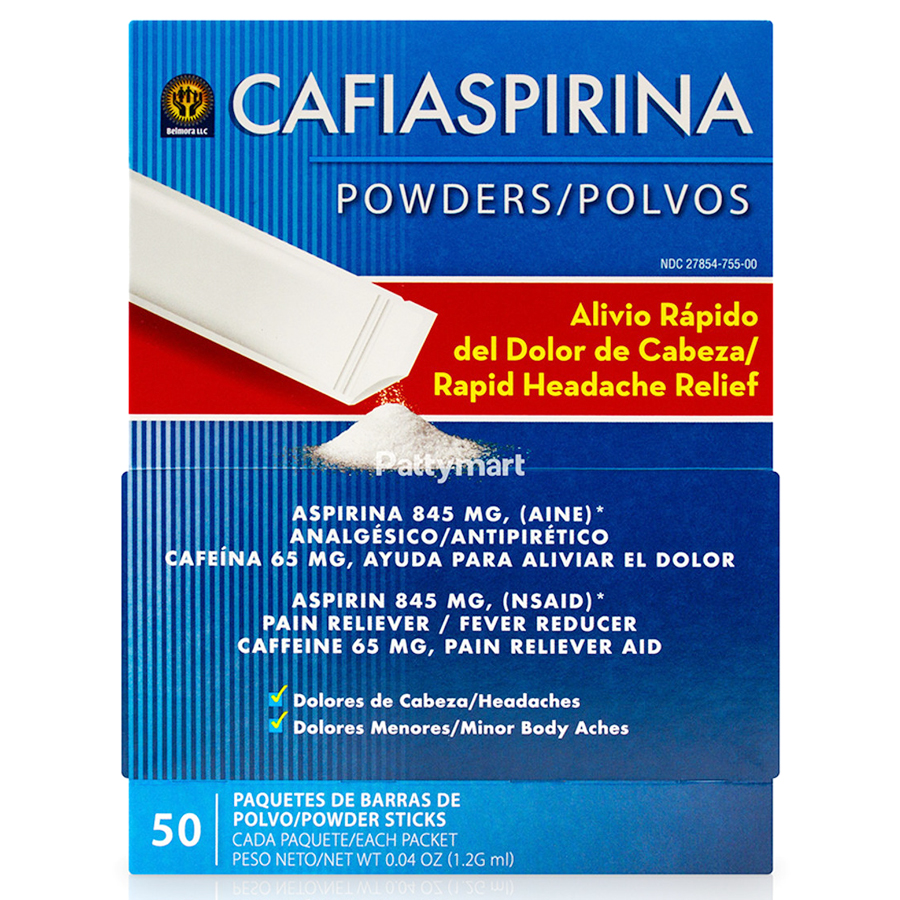 CAFIASPIRINA HEADACHE RELIEF POWDER DISPENSER 1 CT