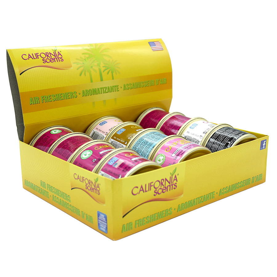 CALIFORNIA SCENTS AIR FRESHENERS 1 CT ASSORTED CAN