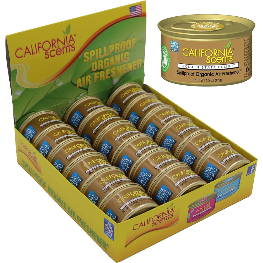 CALIFORNIA SCENTS AIR FRESHENERS 1CT GOLDEN STATE