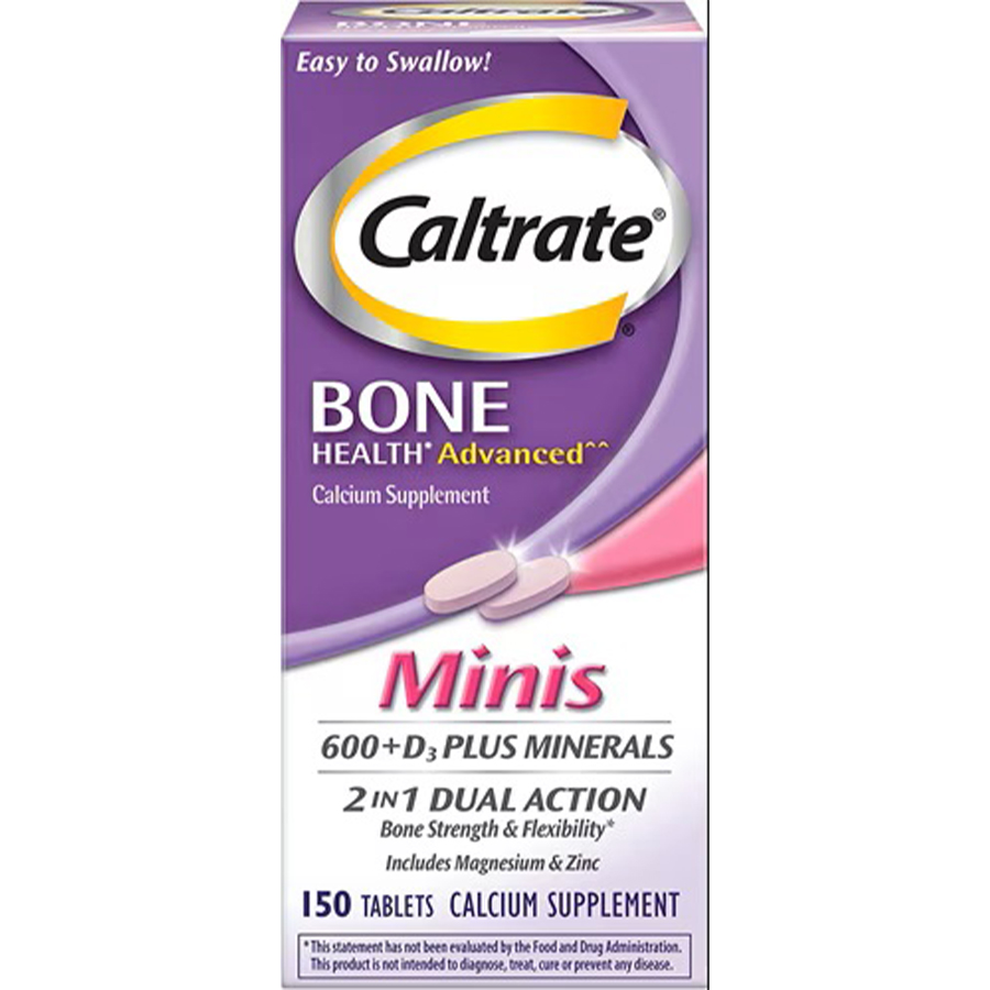 CALTRATE DIETARY SUPPLEMENT 150 CT CALCIUM & MAGNESIUM & ZINC 600+D3 MINIS