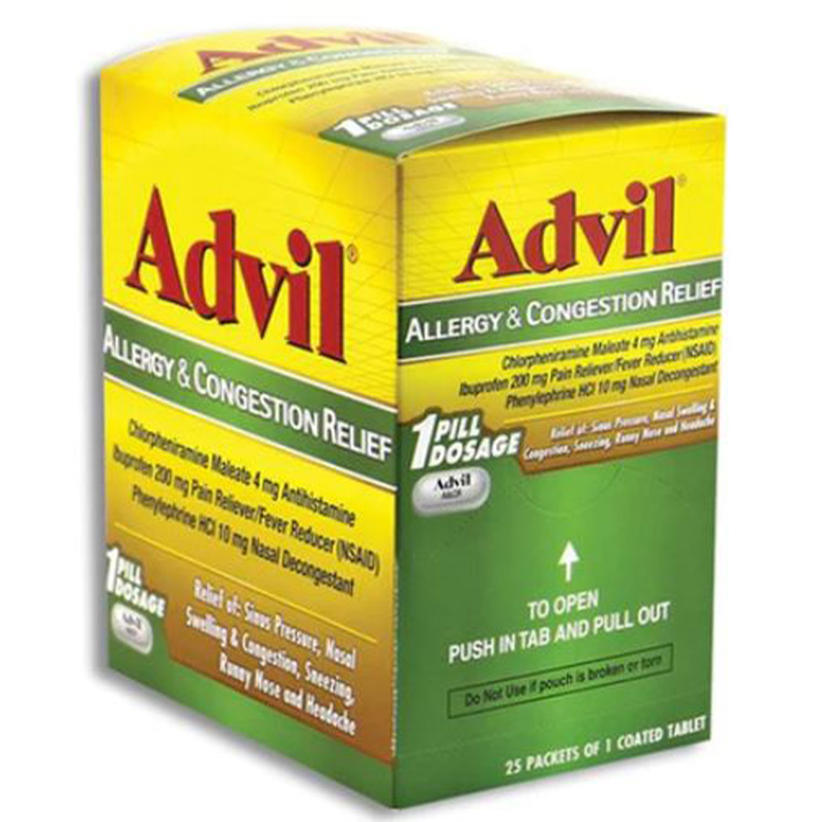 ADVIL ALLERGY RELIEF 1 CT DISPENSER BOX