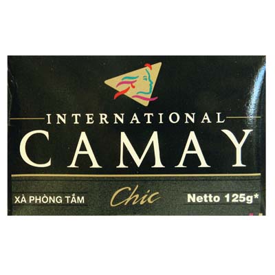 CAMAY BAR SOAP 125 G CAMAY BAR SOAP 125 G BLACK (CHIC)