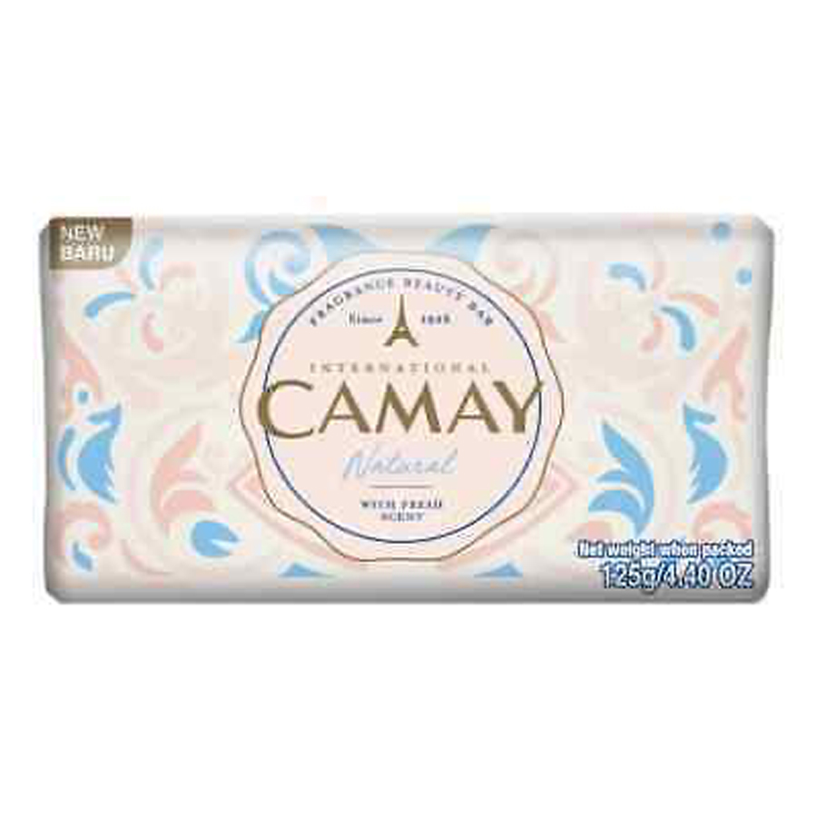 CAMAY BAR SOAP 125 G CAMAY BAR SOAP 125 G WHITE (NATURAL)