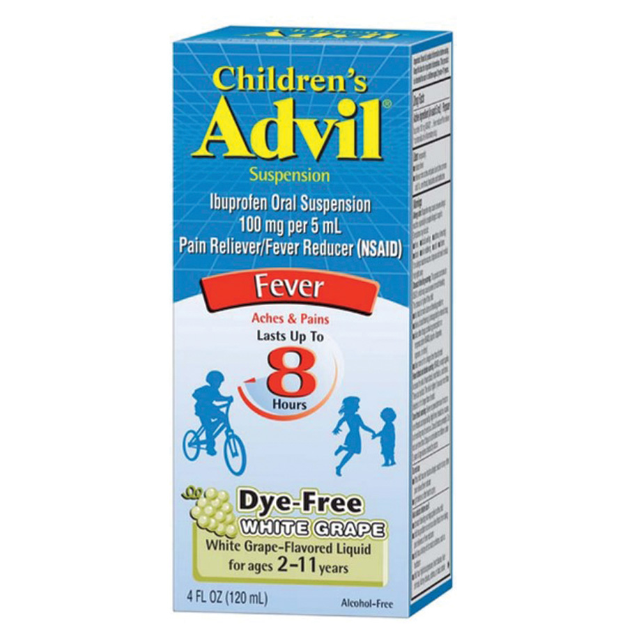 ADVIL CHILDREN LIQUID 4 OZ WHITE GRAPE