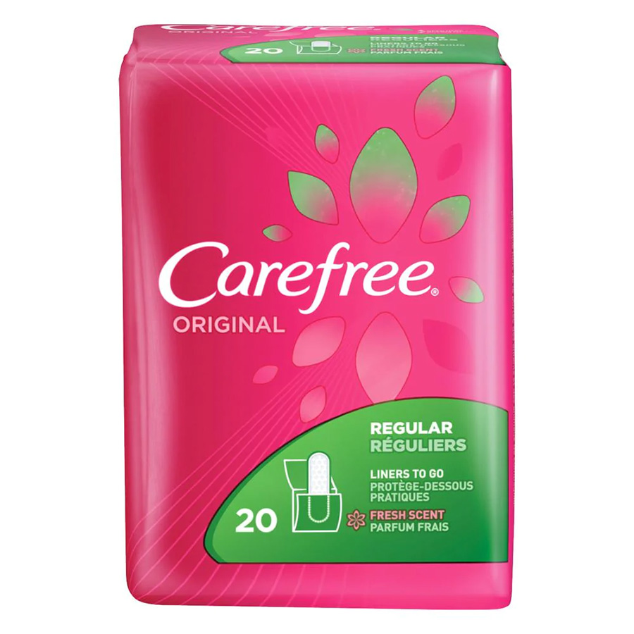 CAREFREE PANTILINERS 20 CT ORIGINAL REGULAR FRESH SCENT