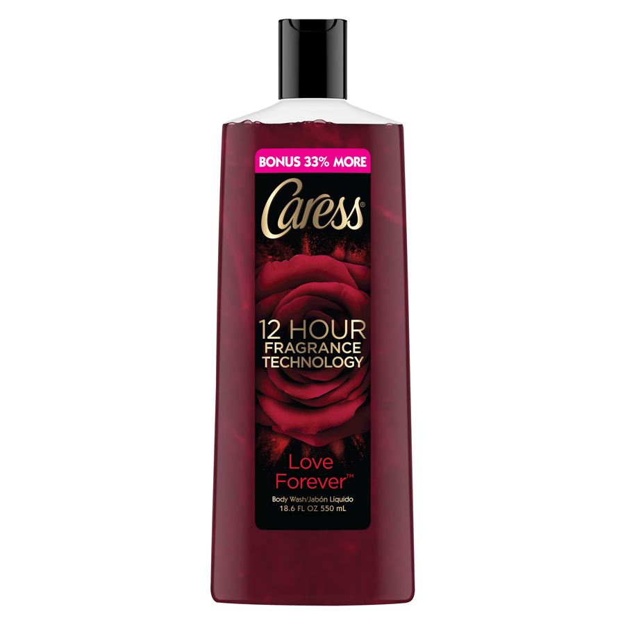 CARESS BODY WASH 18 OZ ROSE & YLANG YLANG OIL