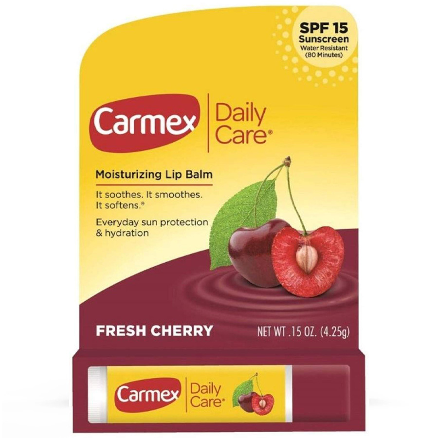 CARMEX LIP BALM 0.15 OZ MOISTURIZING DAILY CARE FRESH CHERRY