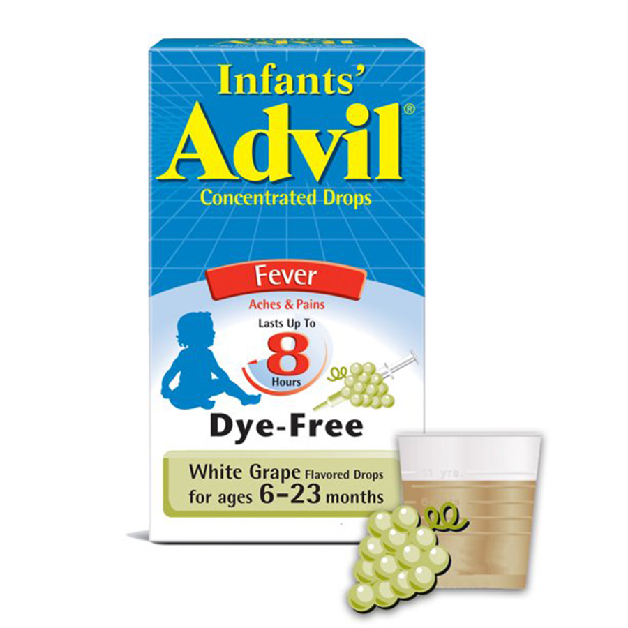 ADVIL INFANTS LIQUID 0.5 OZ WHITE GRAPE