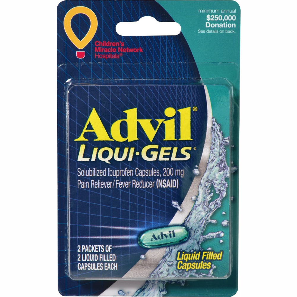 ADVIL LIQUI GEL CAPS 2 CT BLISTER
