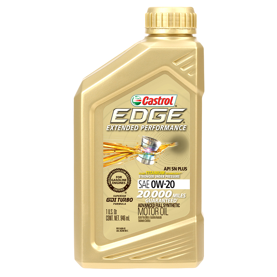 CASTROL EDGE MOTOR OIL 1 QT 0W-20 ADVANCED FULL SYNTHETIC