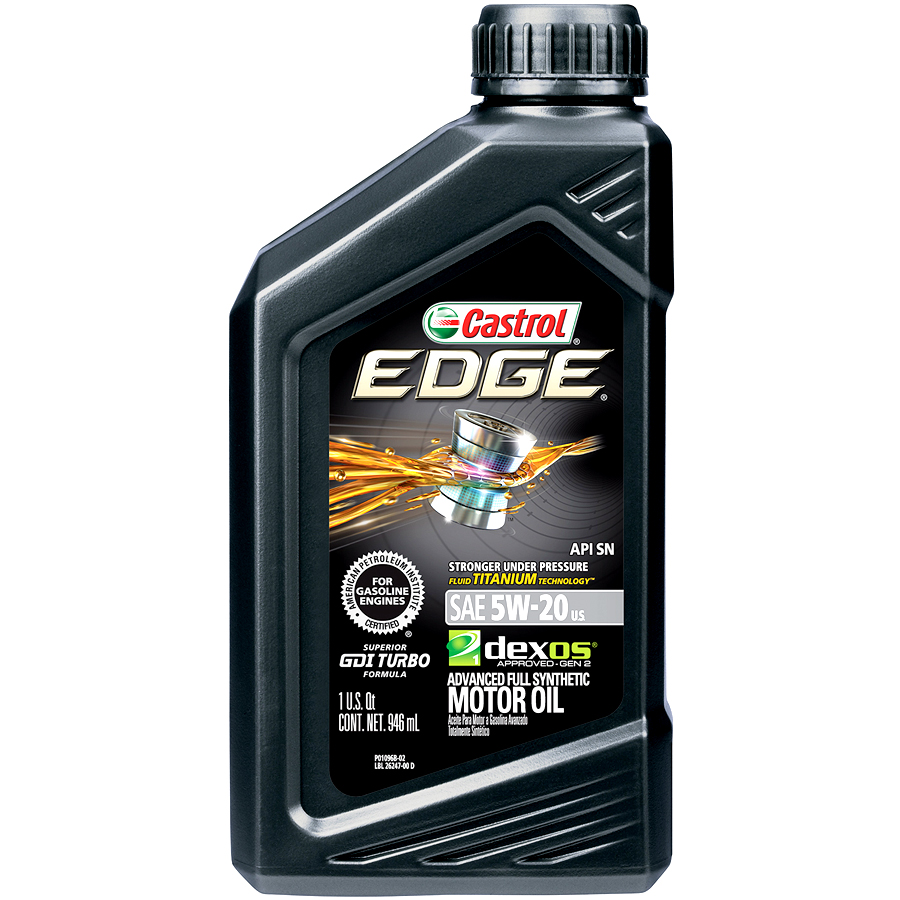 CASTROL EDGE MOTOR OIL 1 QT 5W-20 ADVANCED FULL SYNTHETIC