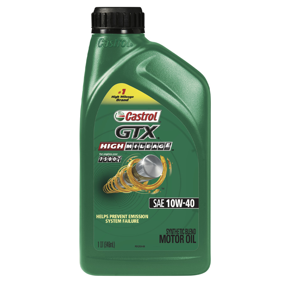 CASTROL GTX 1 QT 10W-40 HIGH MILEAGE