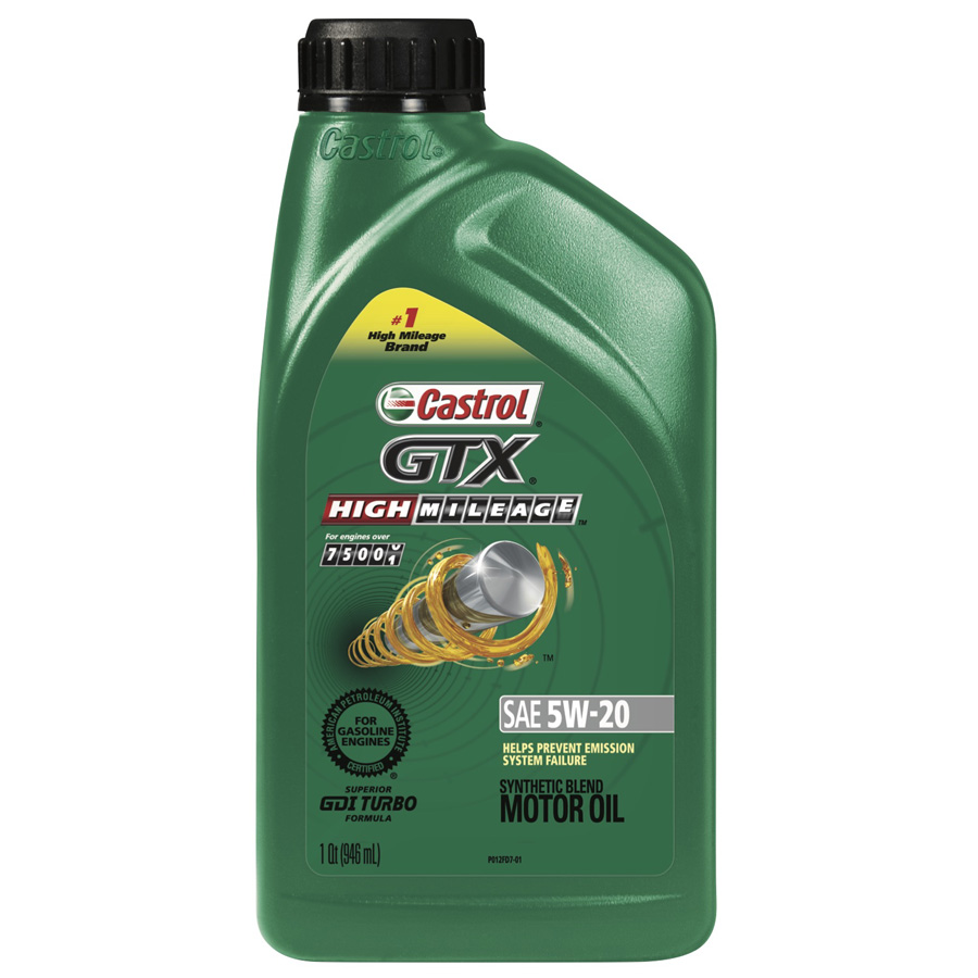 CASTROL GTX 1 QT 5W-20 HIGH MILEAGE
