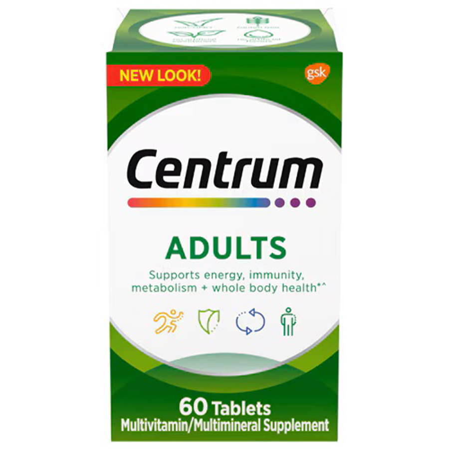 CENTRUM VITAMINS 60 CT FOR ADULTS