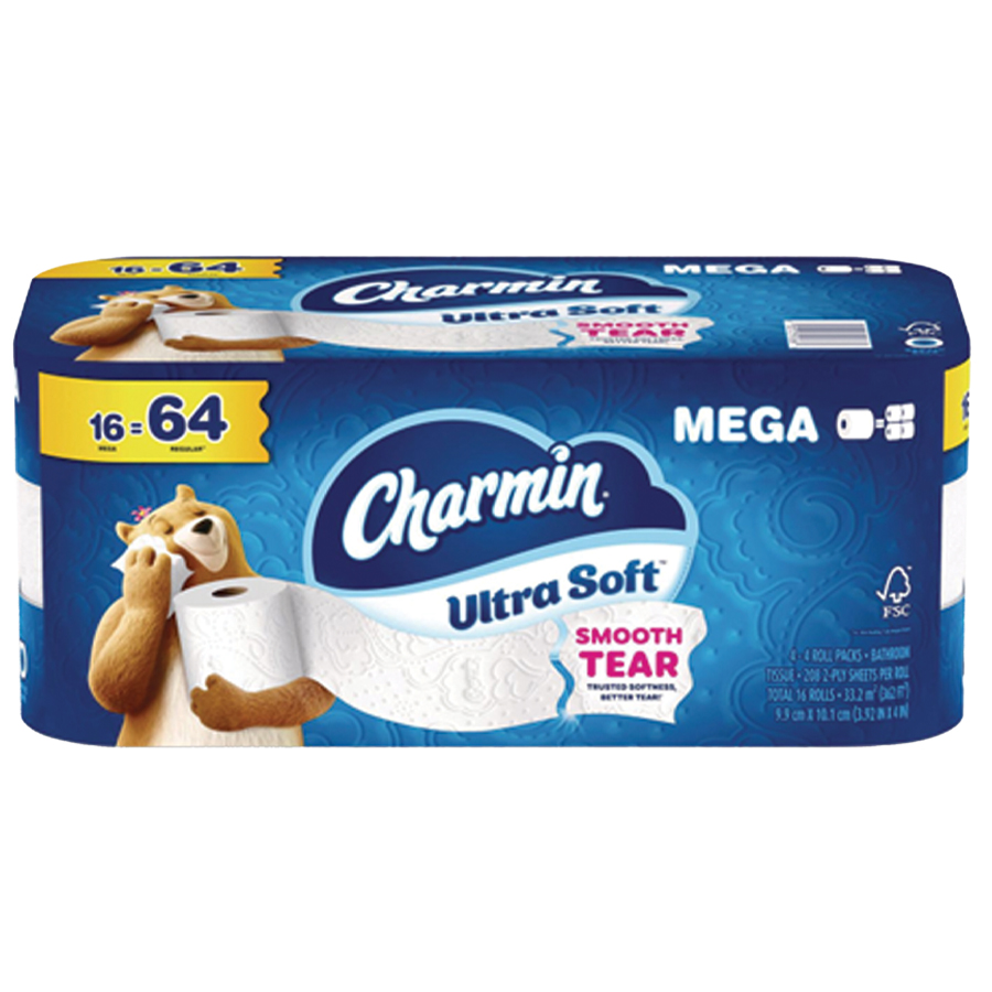CHARMIN BATH TISSUE 208 CT 2 PLY ULTRA SOFT