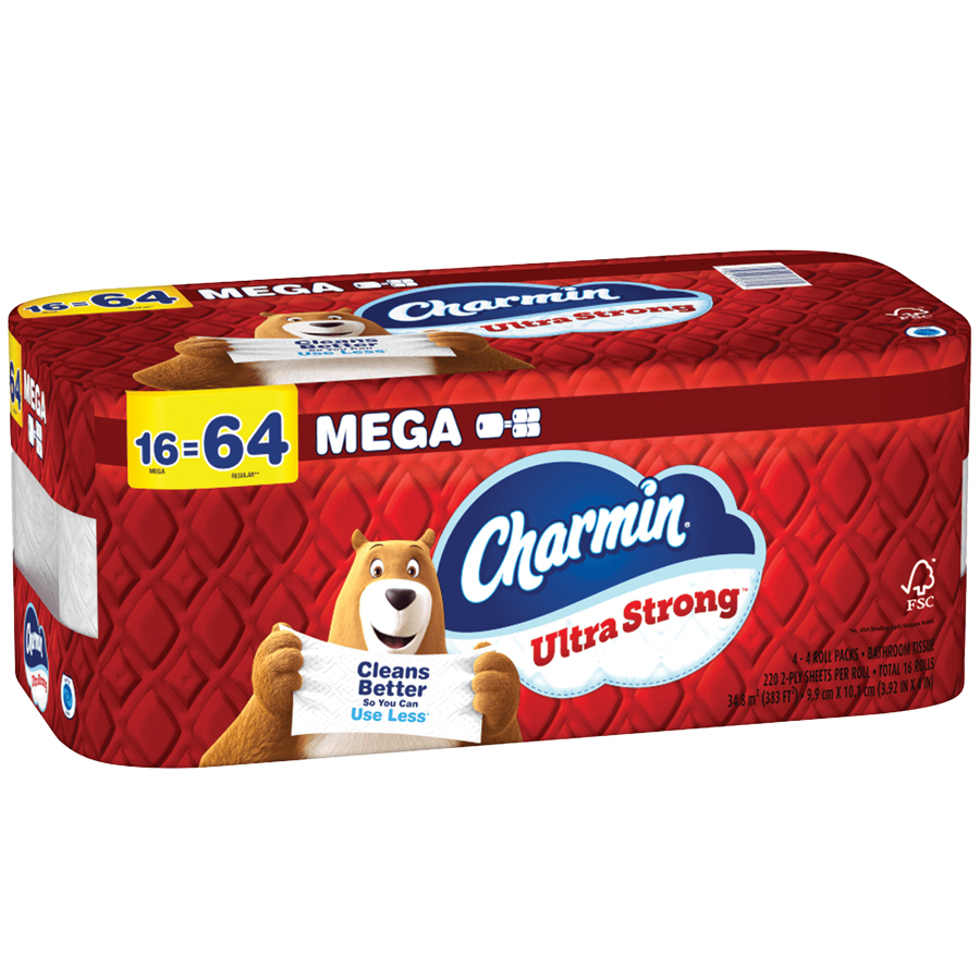 CHARMIN BATH TISSUE 220 CT 2 PLY ULTRA STRONG
