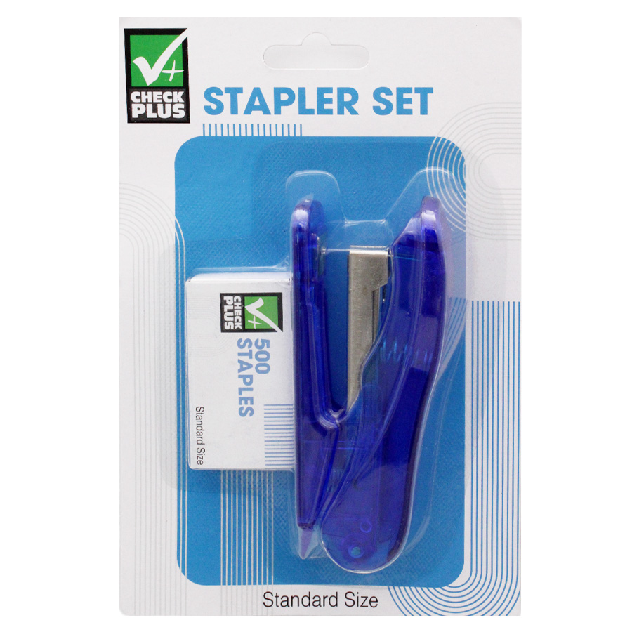 CHECK PLUS STAPLER 4" WITH 500 STAPLES