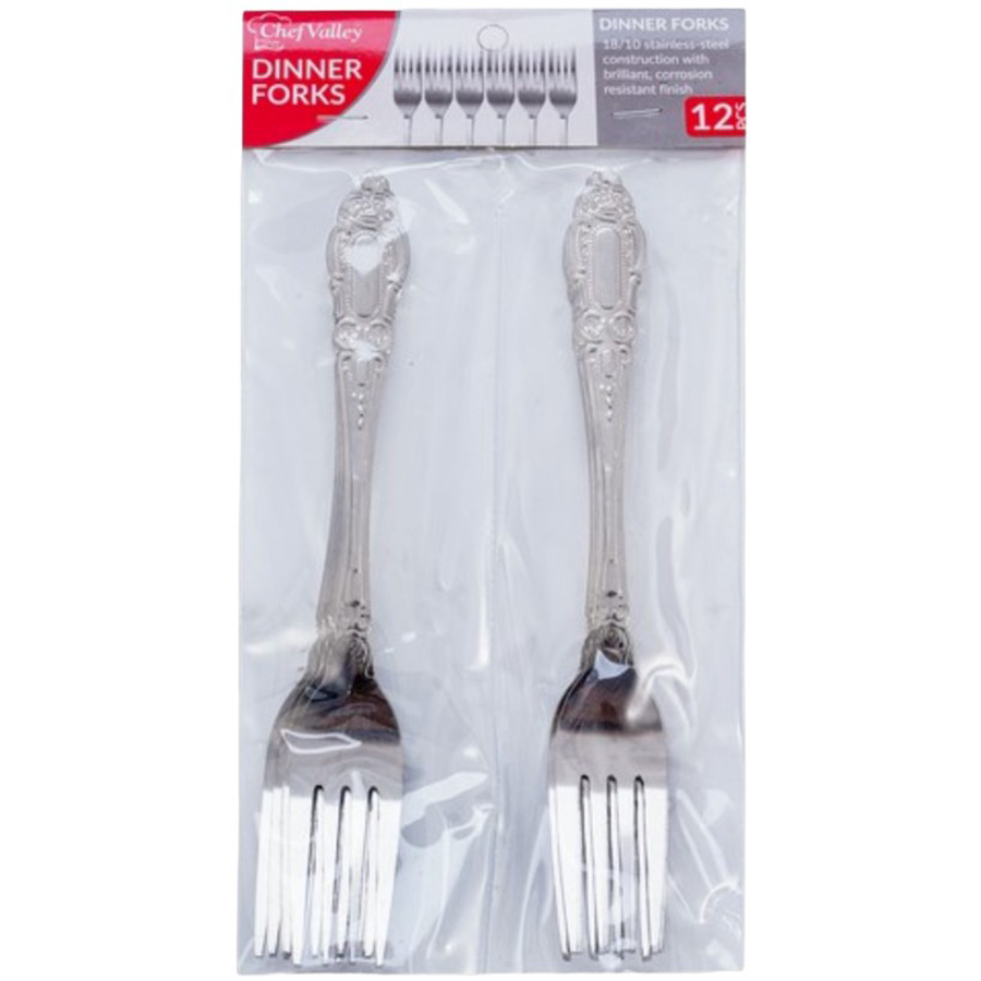 CHEF VALLEY DINNER FORK SET 12 PK