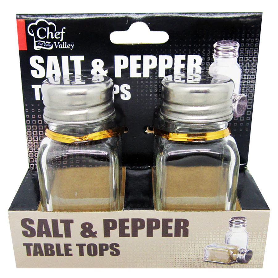 CHEF VALLEY SALT AND PEPPER 2 PK SET