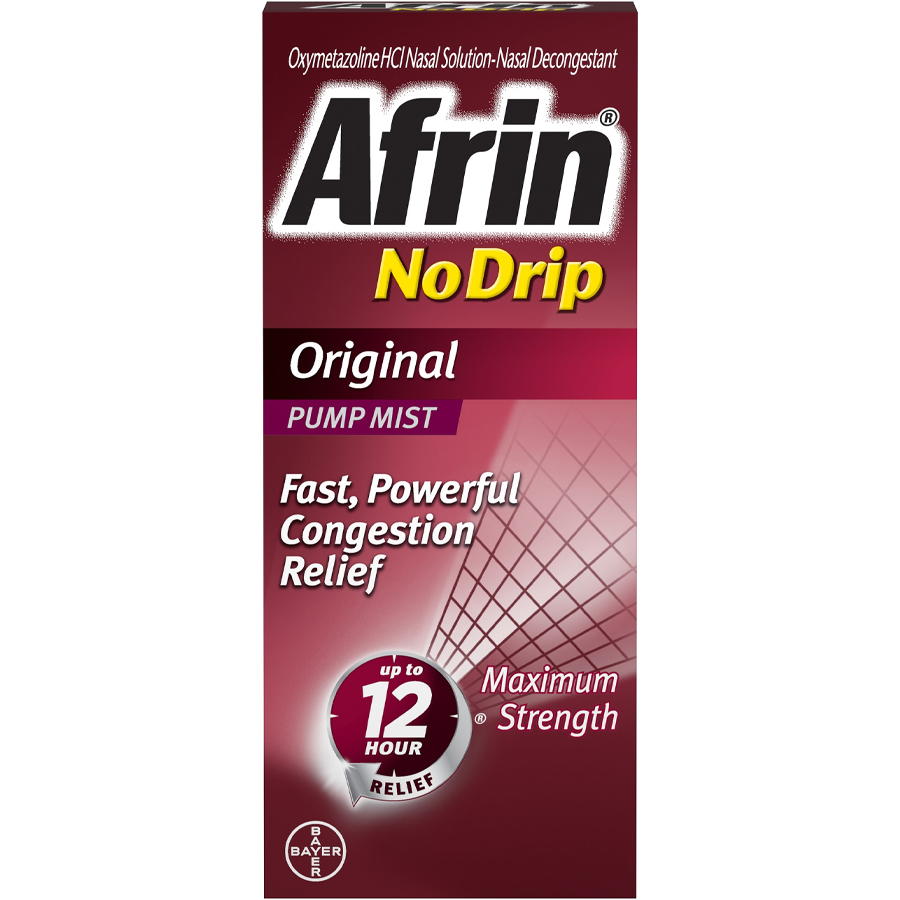 AFRIN NASAL PUMP MIST 15 ML ORIGINAL NO DRIP