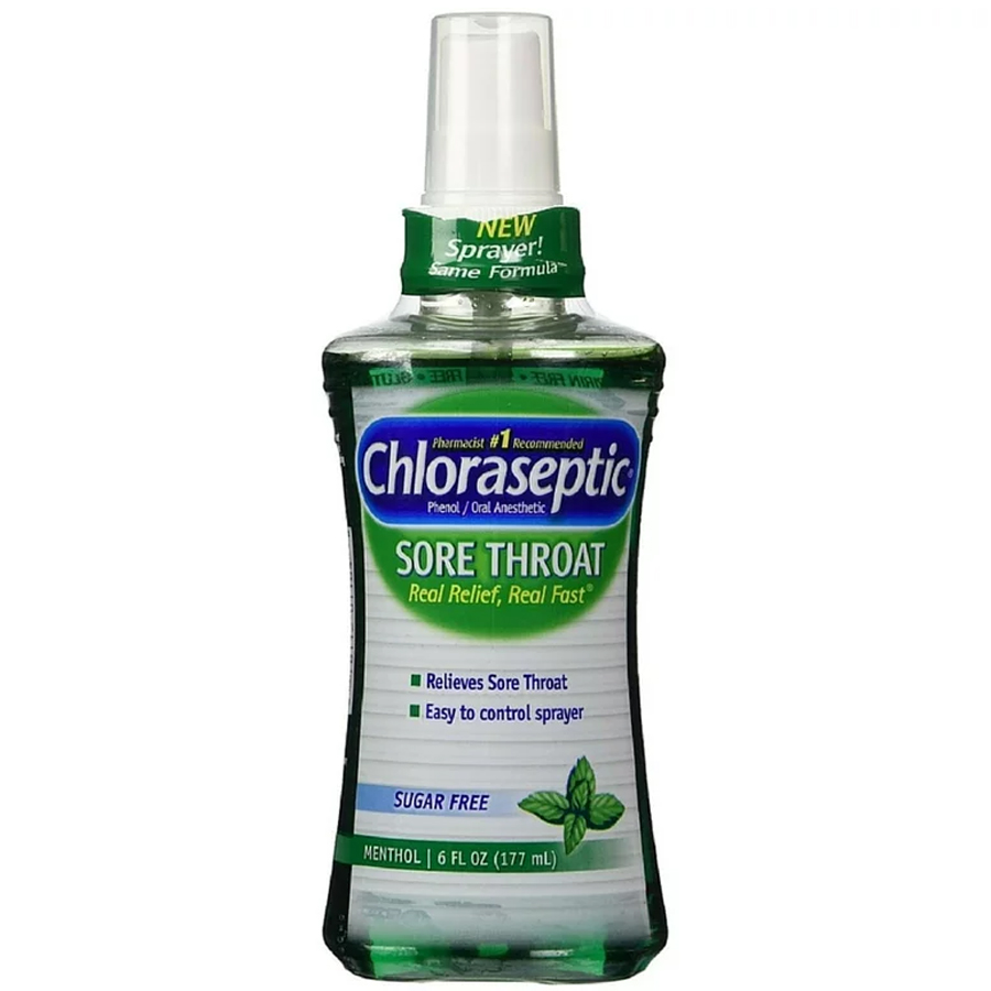 CHLORASEPTIC SORE THROAT SPRAY 6 OZ MENTHOL SPRAY